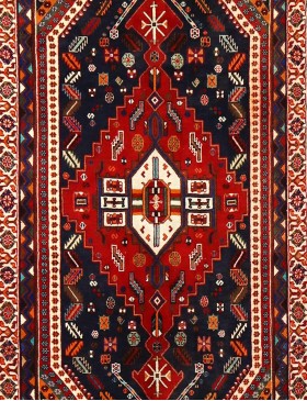 Röda Persien Shiraz  294 x 120 cm