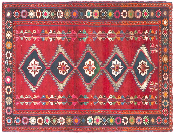 Red Persia Shiraz 206 x 113 cm