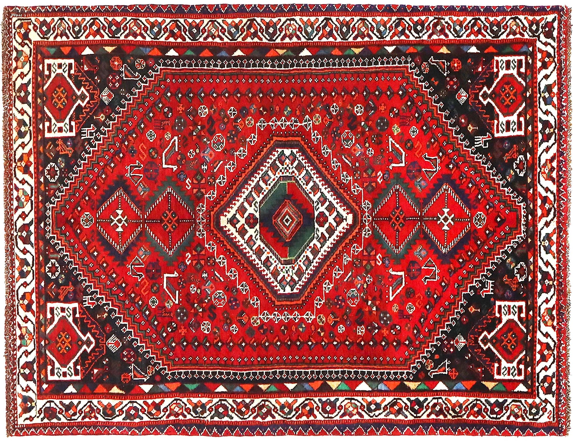 Röda Persien Shiraz  235 x 156 cm