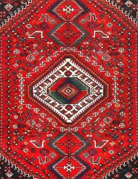 Red  Persia Shiraz  235 x 156 cm