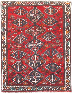 Röda Persien Shiraz  280 x 168 cm