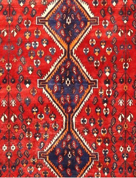 Röda Persien Shiraz  266 x 190 cm