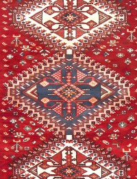 Red  Persia Shiraz  308 x 169 cm