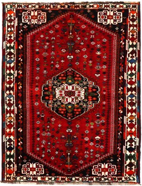 Rød Persien Shiraz  266 x 167 cm