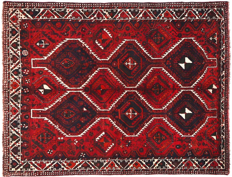 Red  Persia Shiraz  246 x 173 cm
