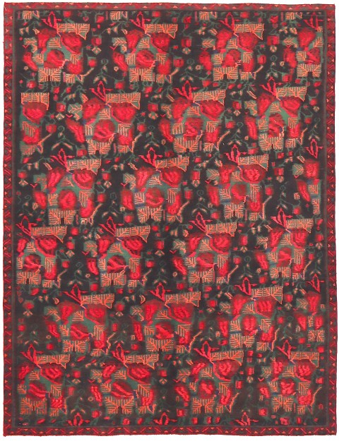 Rot Persien Sirjan  250 x 150 cm