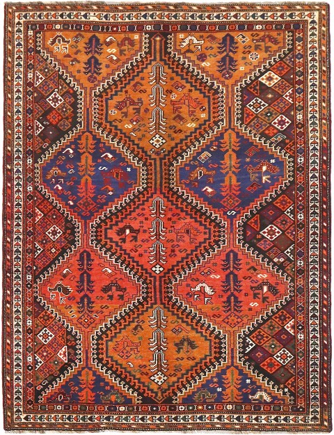 Rot Persien Shiraz  276 x 150 cm