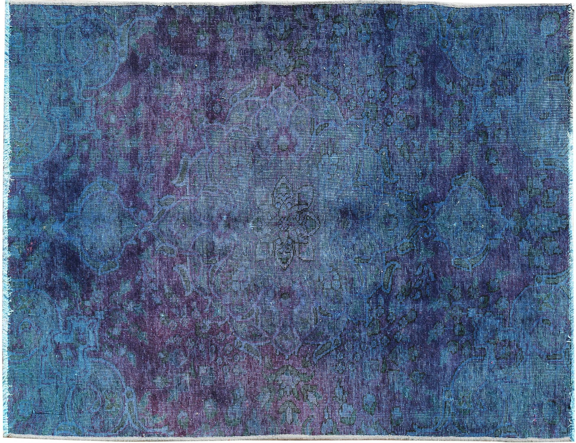 Vintage Teppich  blau <br/>214 x 132 cm