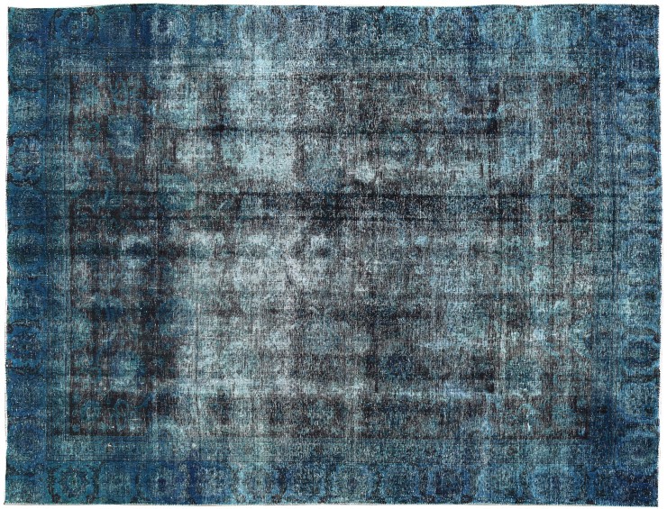 Turkis Persien Vintage Tæppe 353 x 264 cm