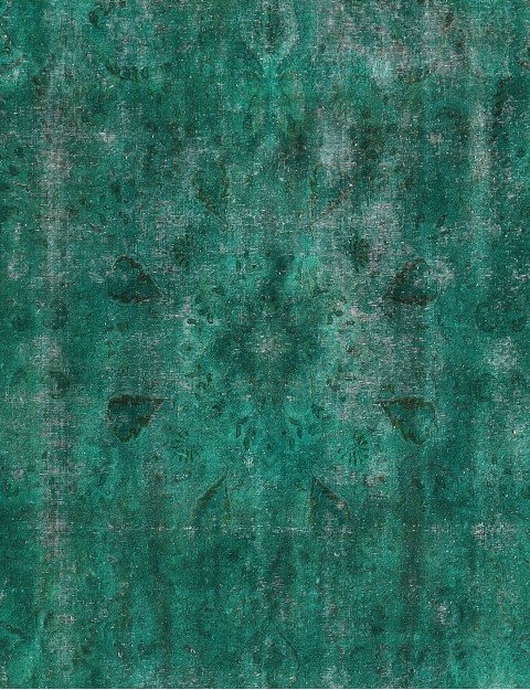 Vert Persan  Tapis Vintage  374 x 272 cm