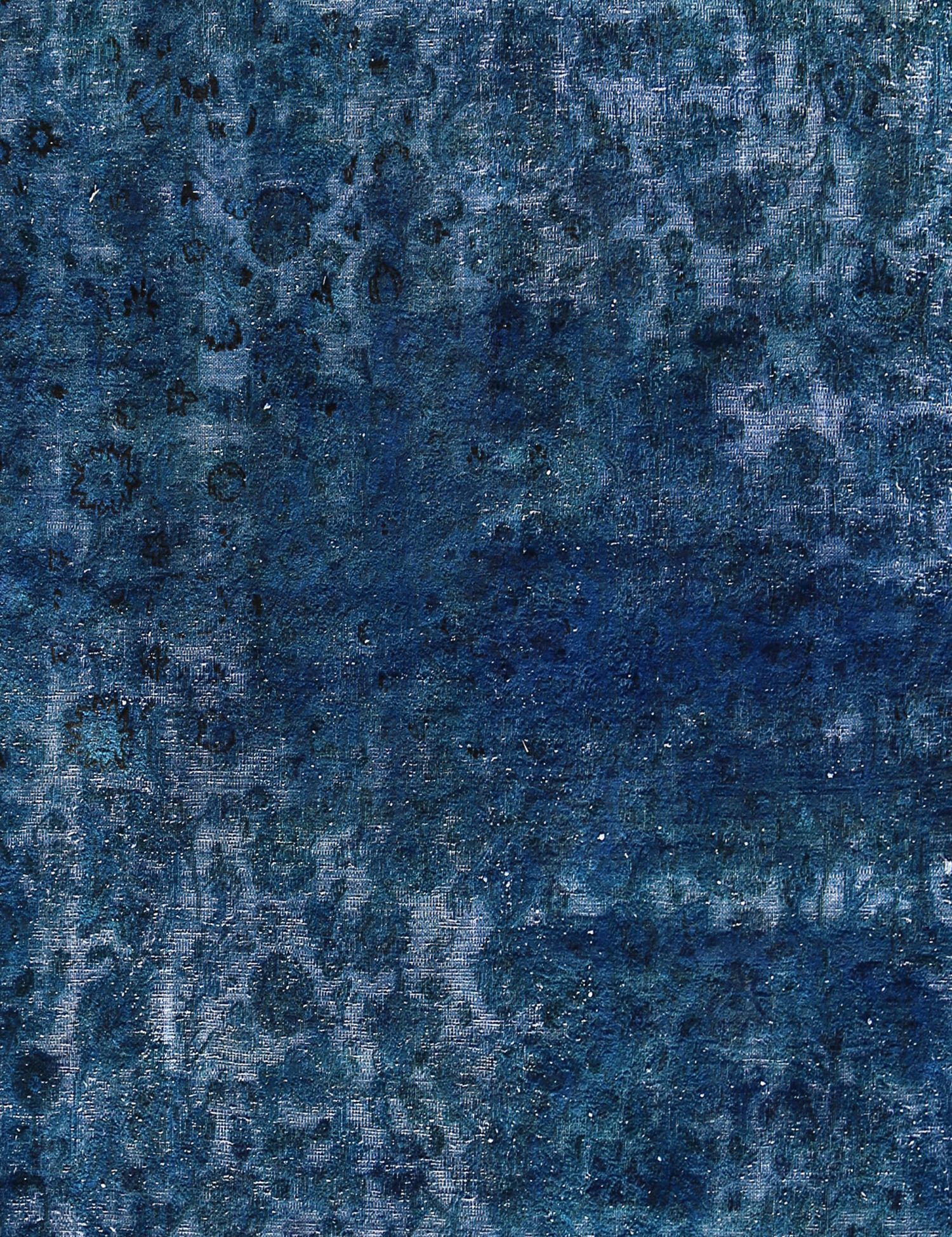 Quadrat Vintage Teppich   blau <br/>263 x 241 cm