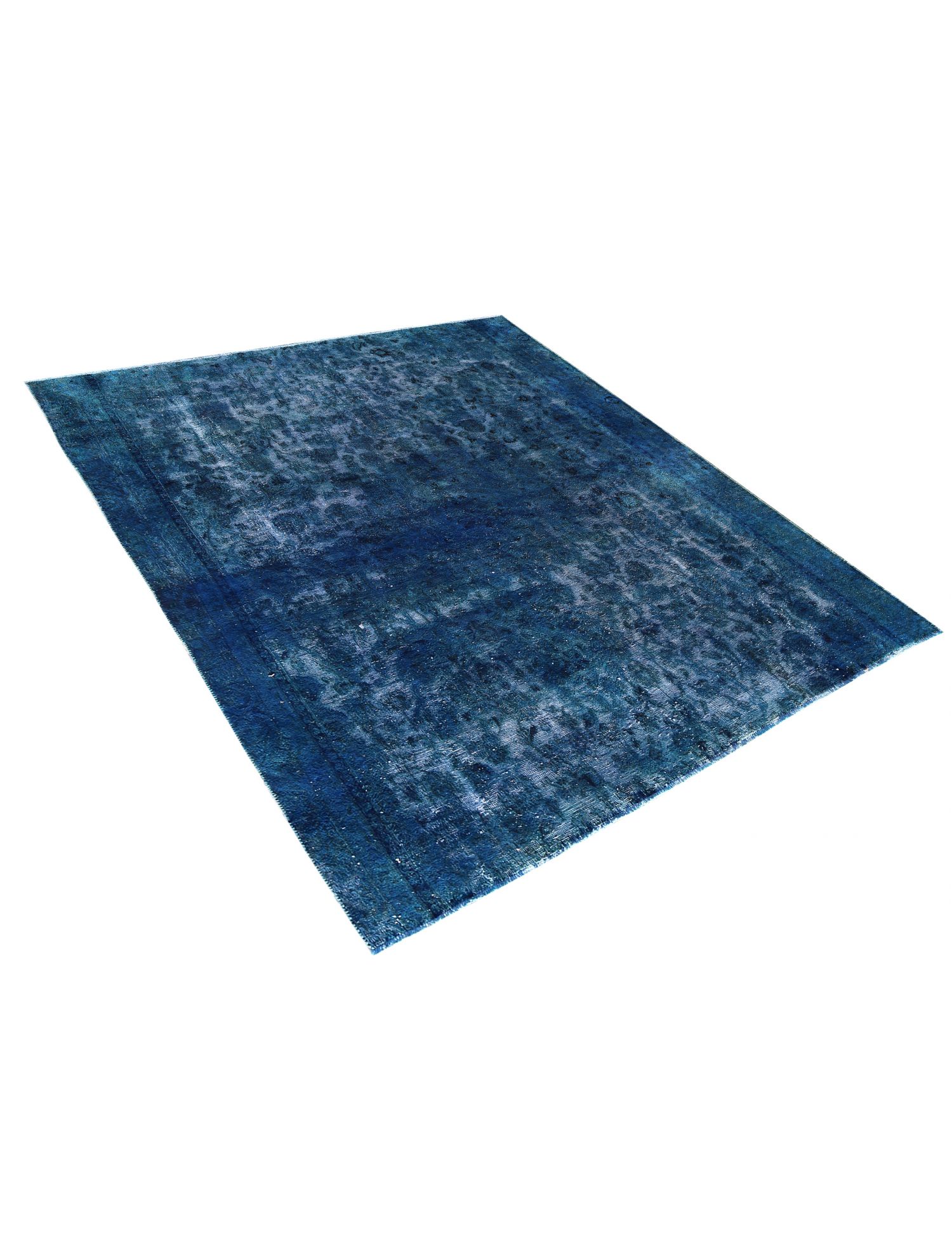 Quadrat Vintage Teppich   blau <br/>263 x 241 cm