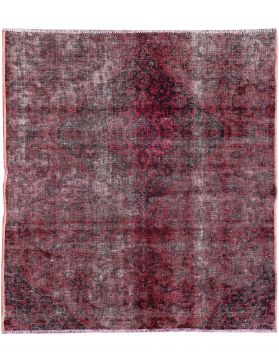 Vintage Teppich 168 x 134 rot