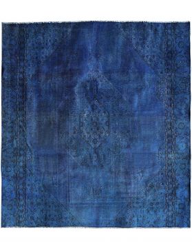 Square Vintage Carpet  blue <br/>302 x 272 cm