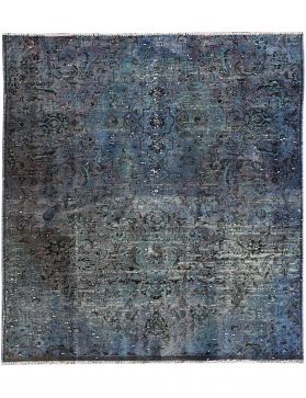 Square Vintage Carpet  blue <br/>180 x 148 cm
