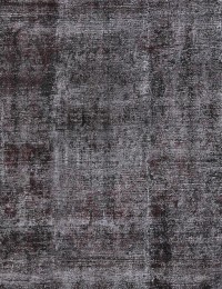 Svart Persien Vintage Matta  305 x 292 cm