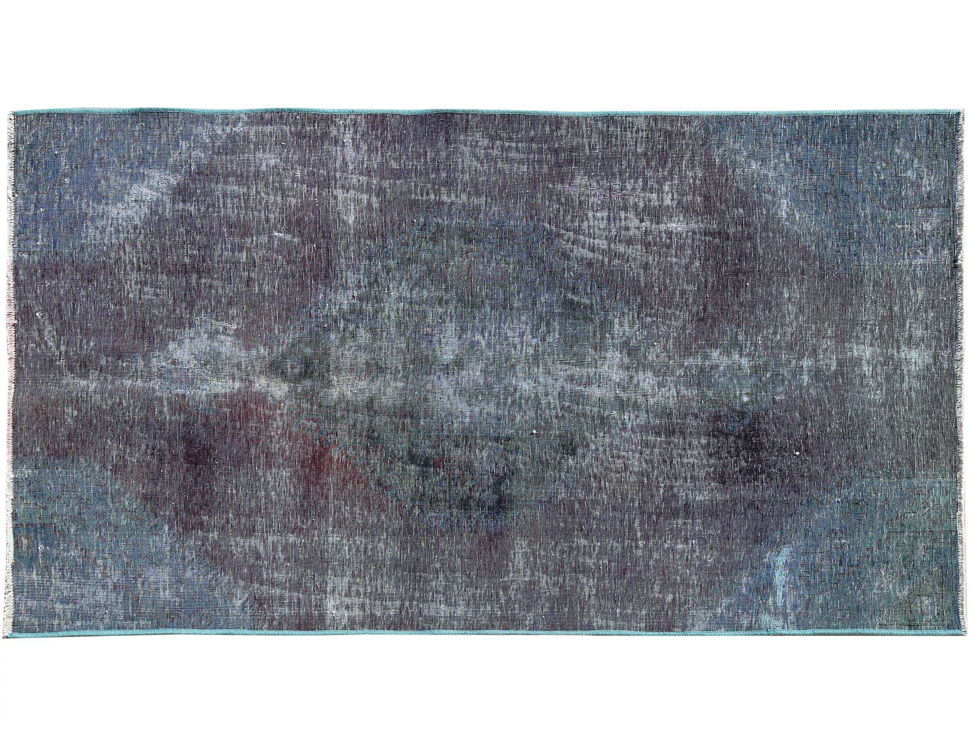 Vintage Tapijt  blauw <br/>221 x 130 cm