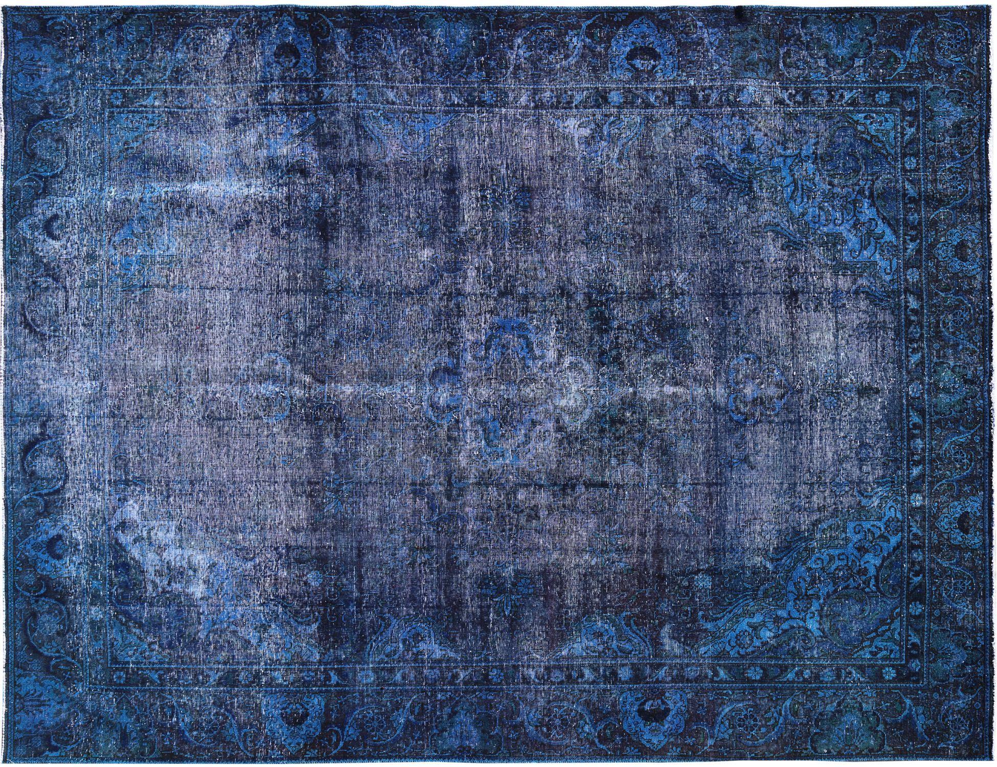 Tappeto Vintage  blu <br/>376 x 281 cm