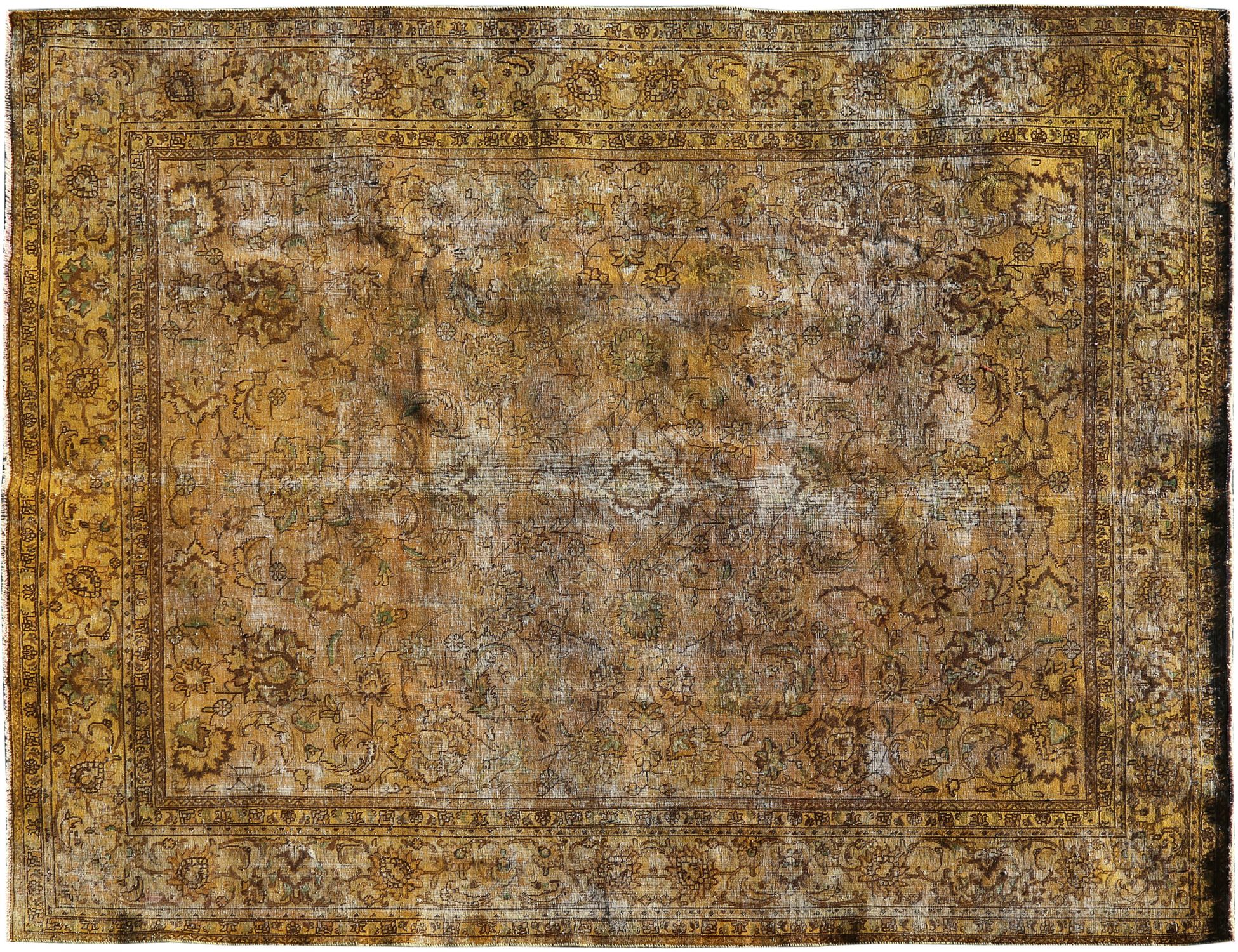Vintage Teppich  gelb <br/>380 x 283 cm