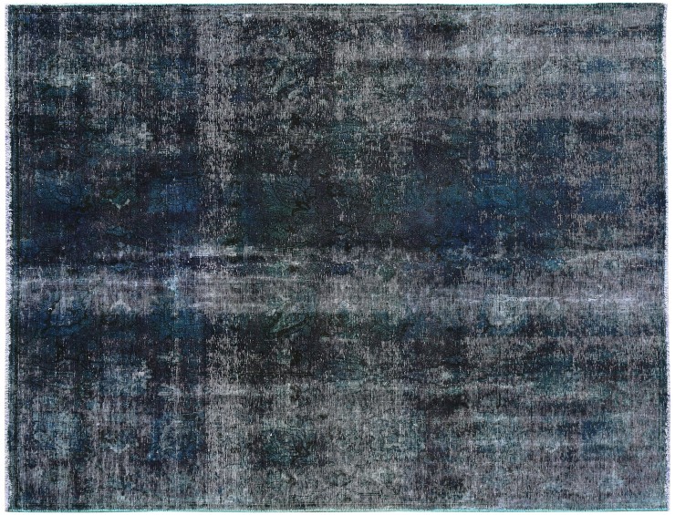 Bleu Persan Tapis Vintage 281 x 203 cm