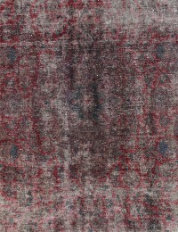 Púrpura Persa Alfombra vintage 267 x 147 cm - view 1