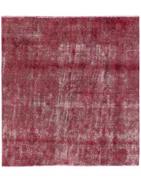 Tappeto Vintage 203 x 206 rosso