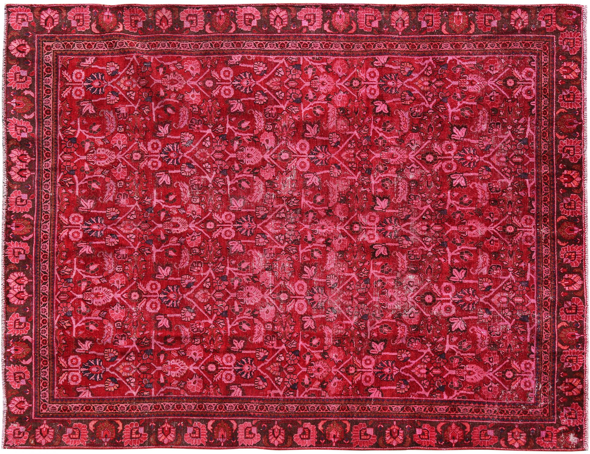 Vintage Teppich  rot <br/>294 x 229 cm