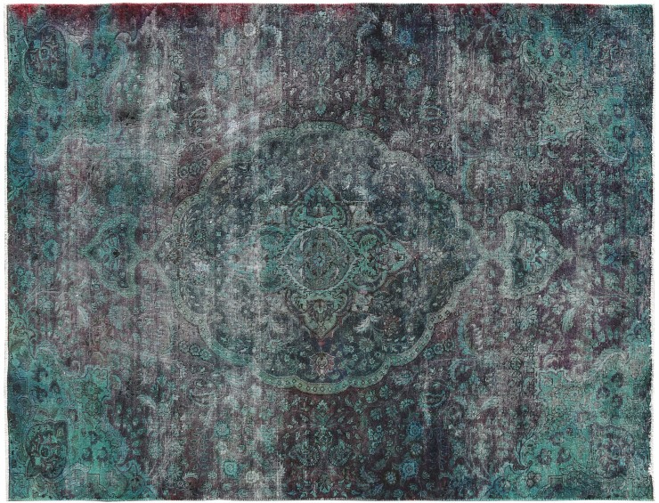 Verde Persa Alfombra vintage 313 x 194 cm