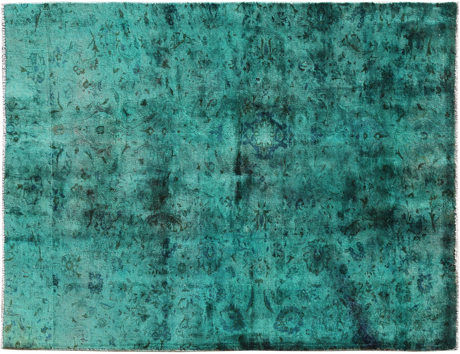Vintage Teppich  grün <br/>216 x 134 cm
