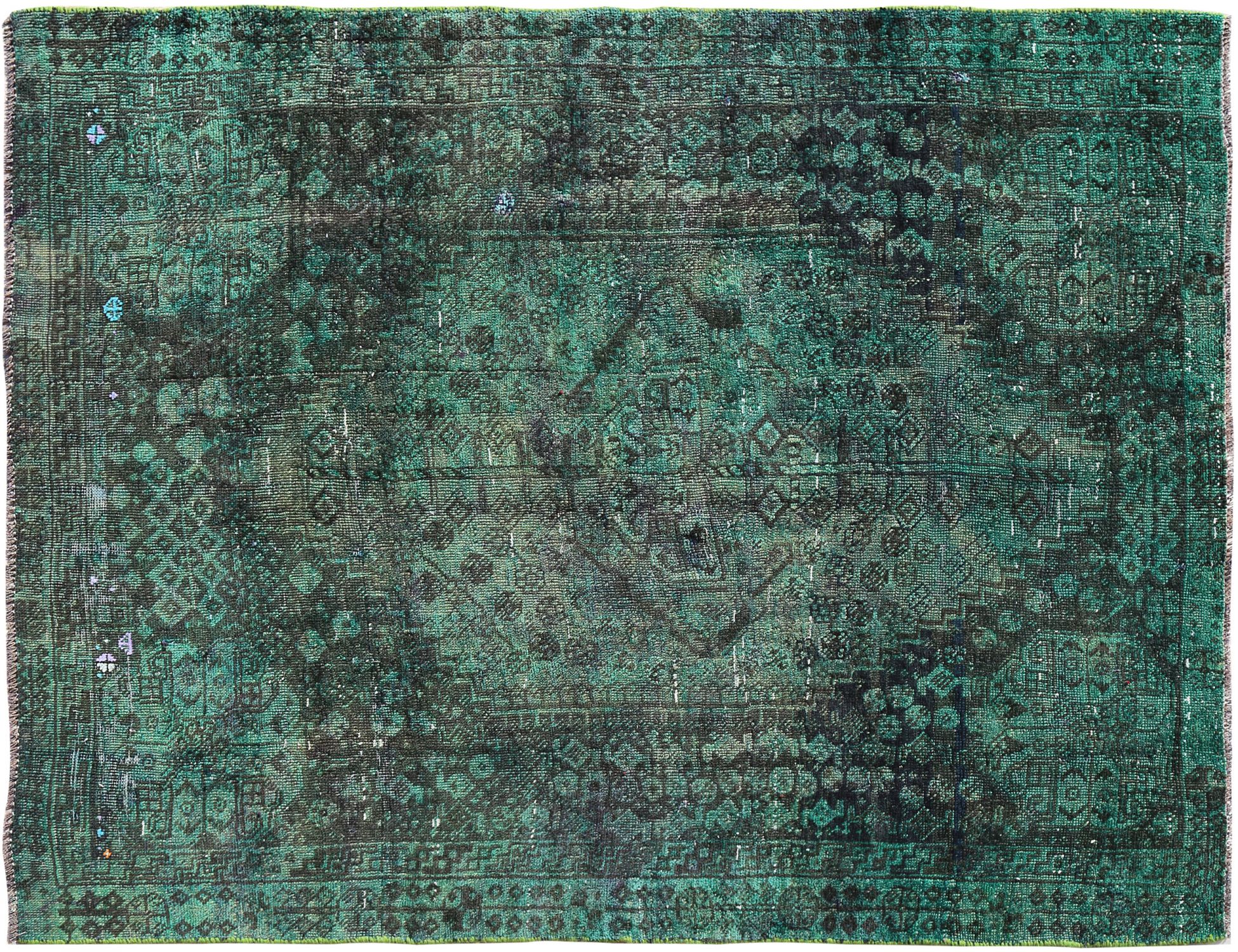 Vintage Teppich  grün <br/>255 x 174 cm