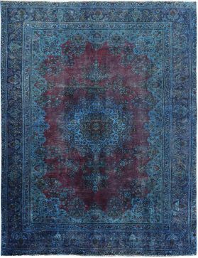 Vintage Tapijt 294 X 196 blauw