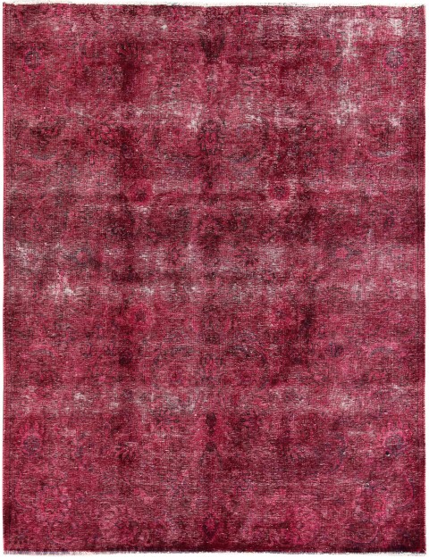 Rot Persien Vintage Teppich 260 x 206 cm