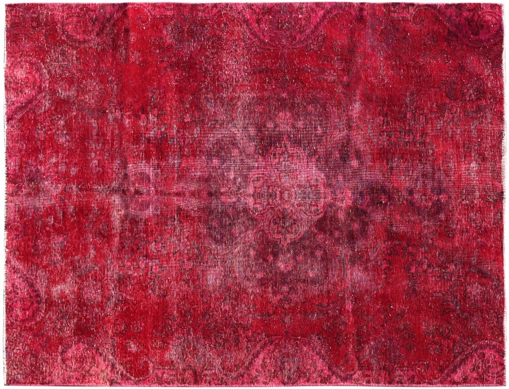 Rojo Persa Alfombra vintage 260 x 200 cm