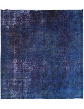 Square Vintage Carpet  blue <br/>260 x 254 cm