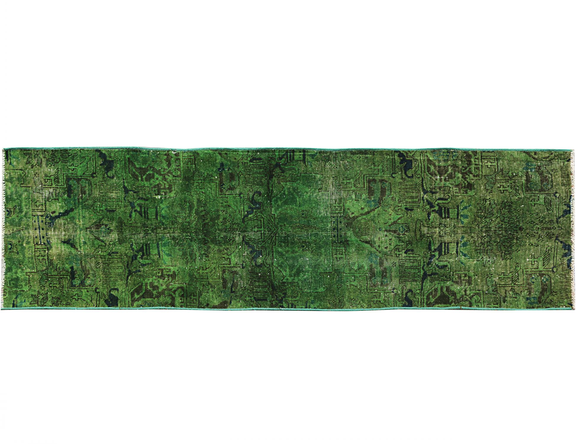 Tappeto Vintage  verde <br/>231 x 74 cm