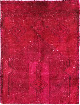 Alfombra vintage 115 X 74 rojo