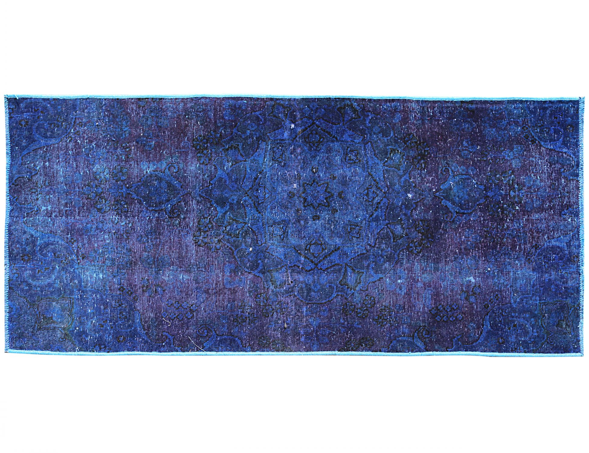 Tappeto Vintage  blu <br/>207 x 99 cm
