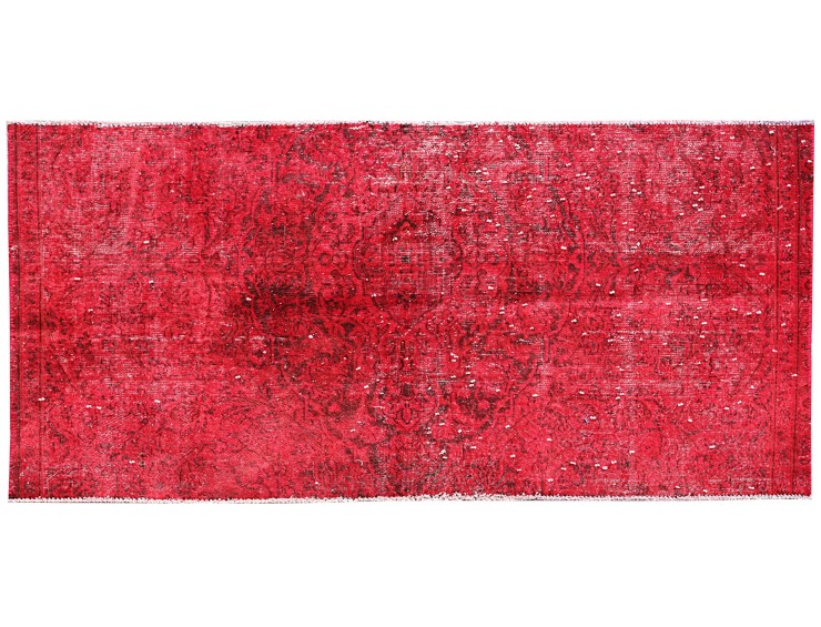 Rød Persien Vintage Tæppe 97 x 189 cm