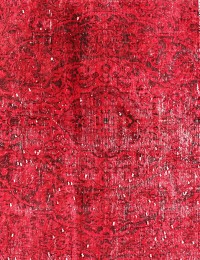 Rød Persien Vintage Tæppe 97 x 189 cm - view 3