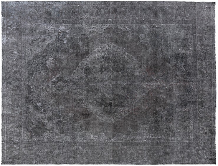 Schwarz Persien Vintage Teppich  347 x 287 cm