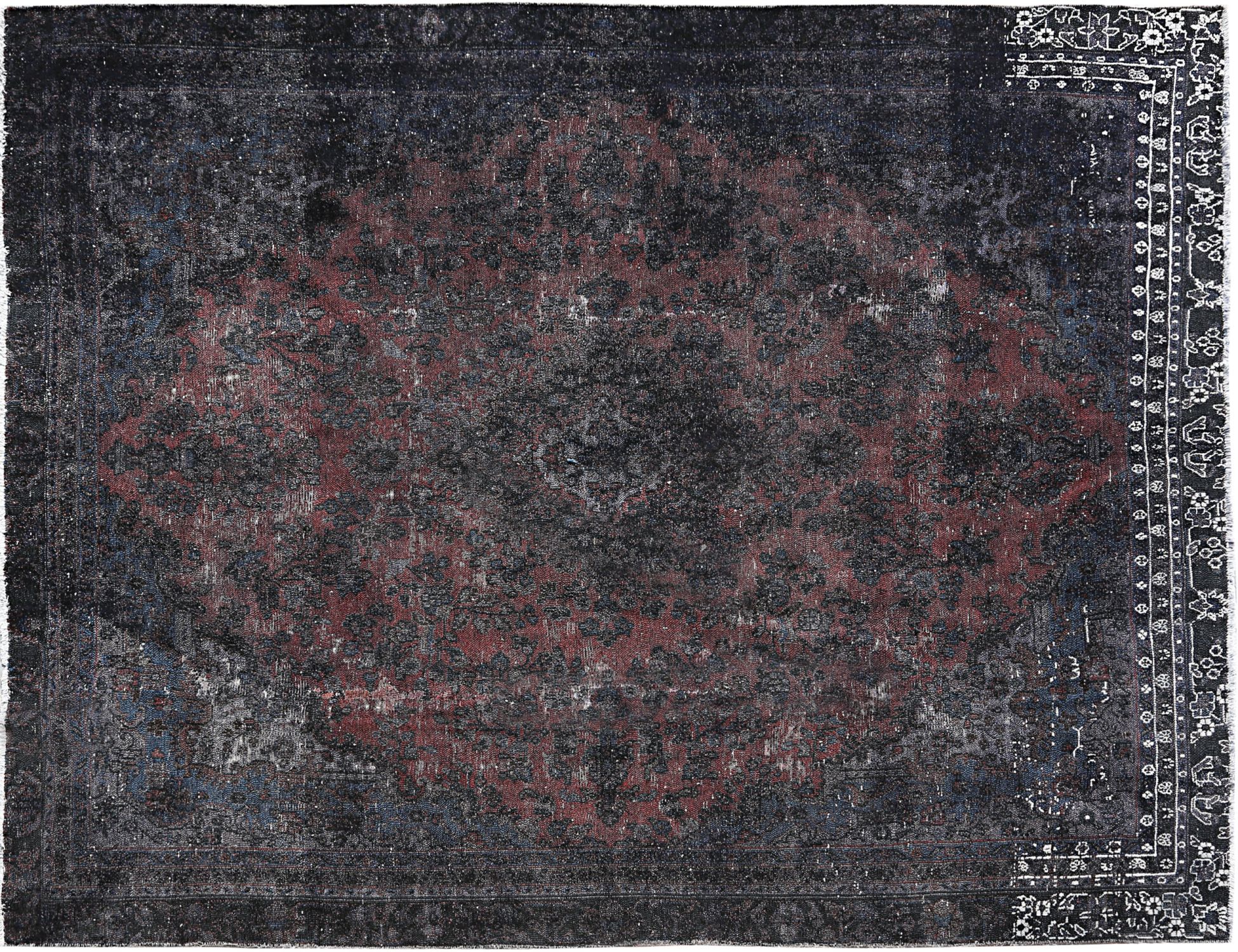 Vintage Teppich   schwarz <br/>369 x 283 cm