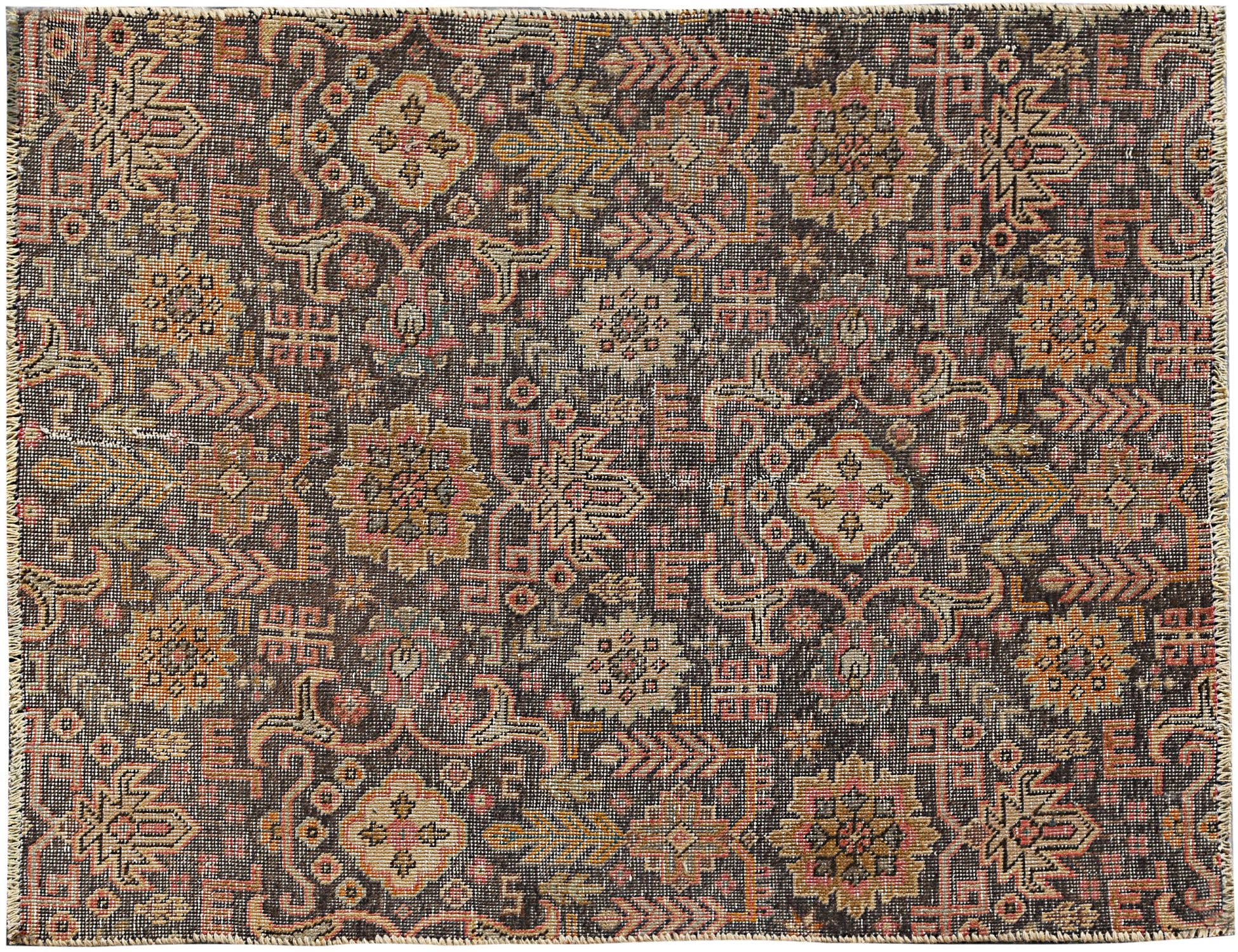 Retro Teppich  blau <br/>137 x 106 cm