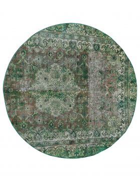 Alfombra vintage 273 X 273 verde