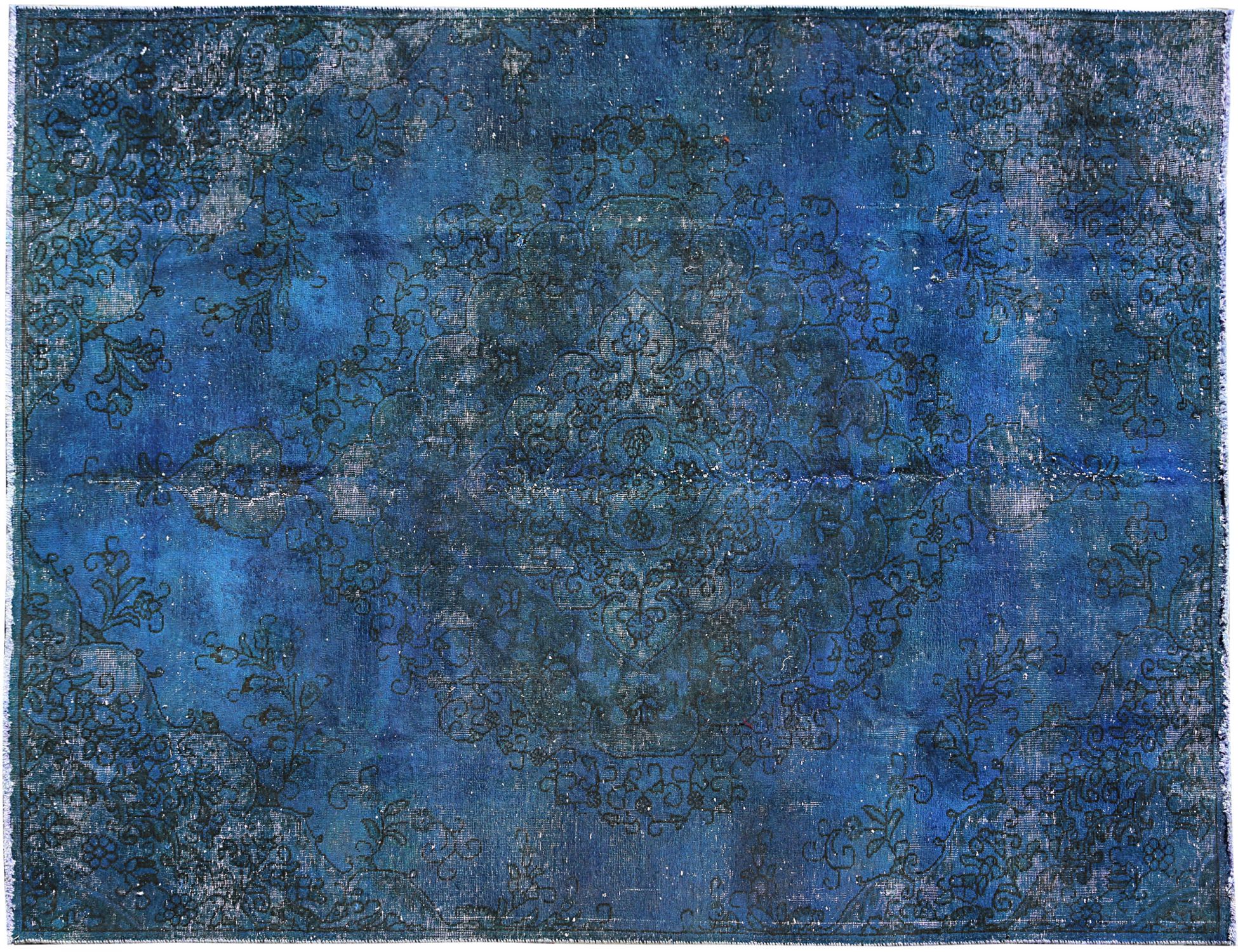 Tappeto Vintage  blu <br/>295 x 215 cm
