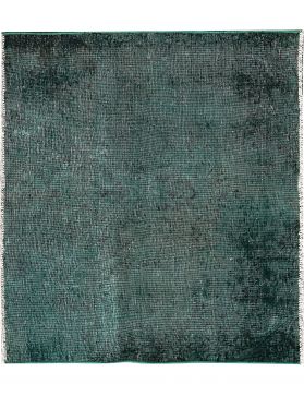 Square Vintage Carpet  green  <br/>120 x 164 cm