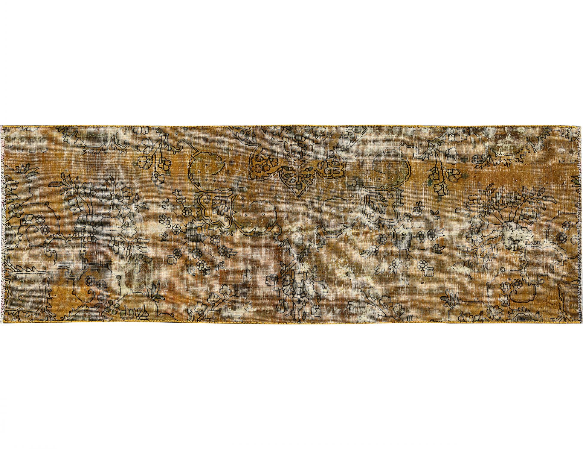 Tappeto Vintage  giallo <br/>280 x 98 cm