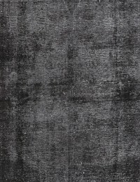 Schwarz Persien Vintage Teppich  260 x 331 cm