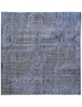 Square Vintage Carpet  blue <br/>140 x 150 cm