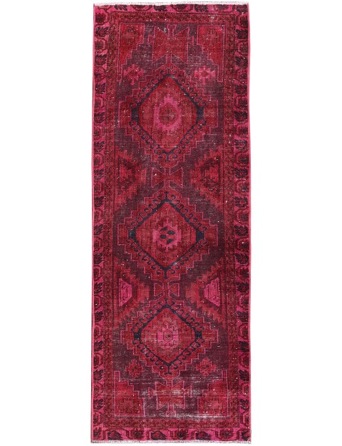 Rot Persien Vintage Teppich 274 x 92 cm