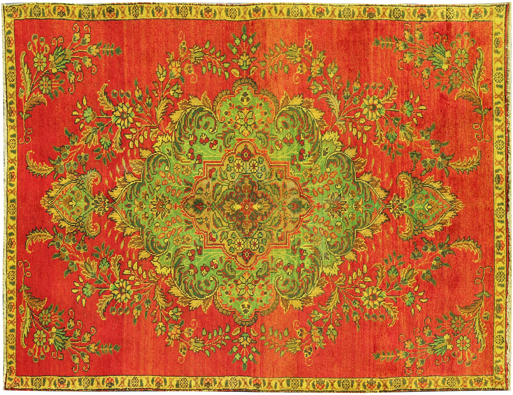 Vintage Teppich  gelb <br/>256 x 150 cm